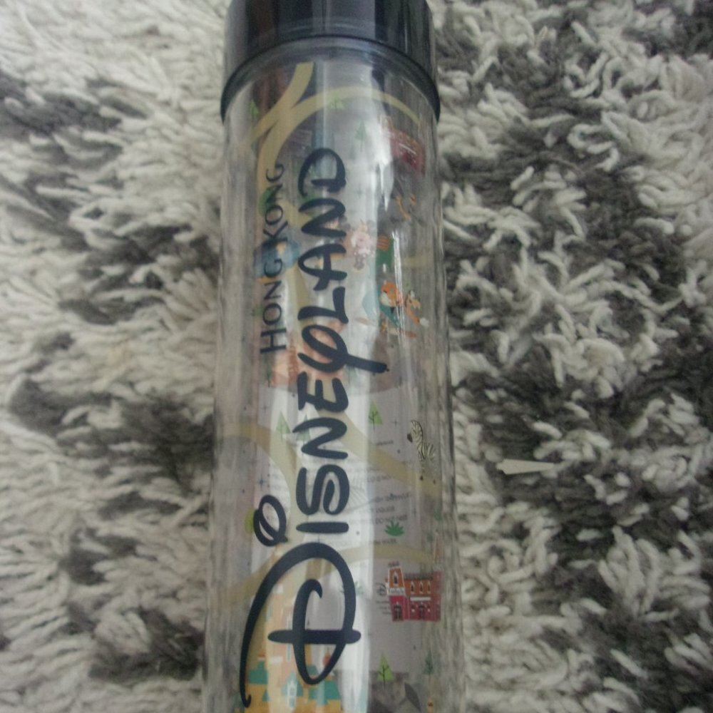 Disneyland Hong Kong Plastic Water bottle New